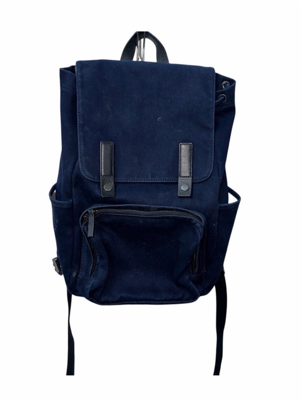 Everlane Modern Snap Canvas Backpack - Classic cotton with leather trim